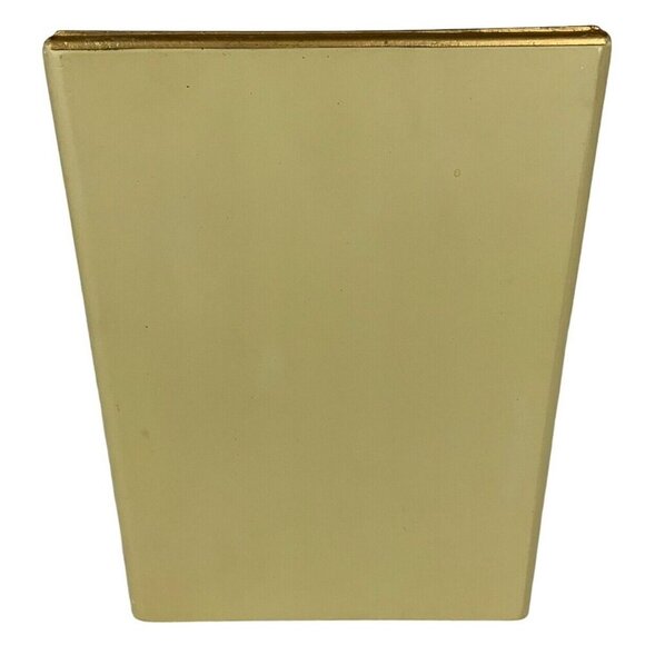 Vintage Wooden Floral Waste Basket and Tissue Box Cover Set Floral Cottagecore - Picture 5 of 15